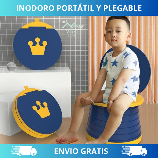 INODORO PARA NIÑOS PORTÁTIL Y PLEGABLE