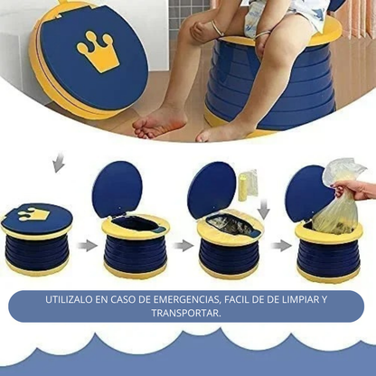 INODORO PARA NIÑOS PORTÁTIL Y PLEGABLE