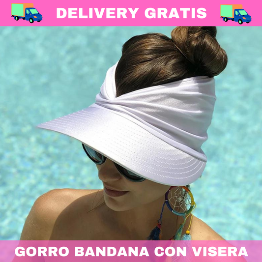 GORRO BANDANA CON VISERA